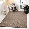 Safavieh Cape Cod Hand Made Area Rug, Black / Natural Bohemian Style Non-shedding In Neutral