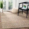 Safavieh Cape Cod Hand Made Area Rug, Black / Natural Contemporary Style Non-shedding In Brown