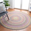 Safavieh Cape Cod Hand Made Area Rug, Green / Pink Country Floral Style Non-shedding In Multi