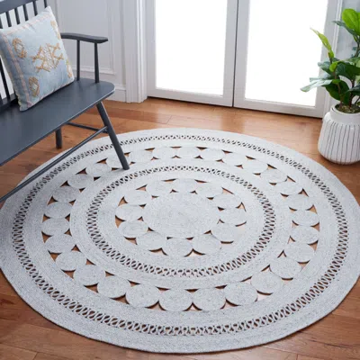 Safavieh Cape Cod Hand Made Area Rug, Grey Bohemian Style Non-shedding In Gray