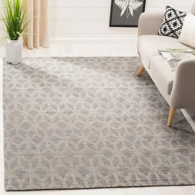 Safavieh Cape Cod Hand Made Area Rug, Grey / Gold Transitional Style Non-shedding In Gray
