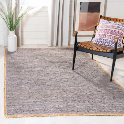 Safavieh Cape Cod Hand Made Area Rug, Light Grey / Natural Solid / Tonal Style Non-shedding