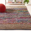 Safavieh Cape Cod Hand Made Area Rug, Natural / Blue Bohemian Style Non-shedding