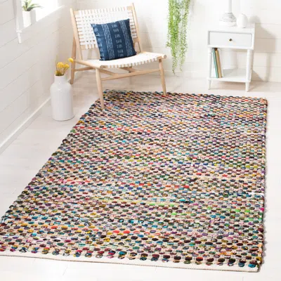 Safavieh Cape Cod Hand Made Area Rug, Natural / Multi Bohemian Style Non-shedding