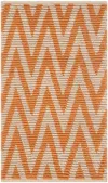 Safavieh Cape Cod Hand Made Area Rug, Natural / Orange Contemporary Style Non-shedding In Orange