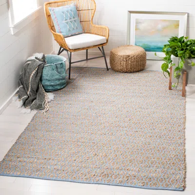 Safavieh Cape Cod Hand Made Area Rug, Silver / Natural Contemporary Style Non-shedding In Multi