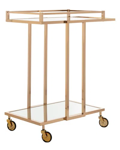SAFAVIEH SAFAVIEH CAPRI 2-TIER RECTANGLE BAR CART