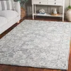 Safavieh Capri Hand Made Area Rug, Blue / Ivory Traditional Style Non-shedding In Gray