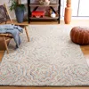 Safavieh Capri Hand Made Area Rug, Blue / Rust Contemporary Style Non-shedding In Multi