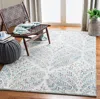Safavieh Capri Hand Made Area Rug, Ivory / Blue Contemporary Style Non-shedding