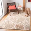Safavieh Capri Hand Made Area Rug, Ivory / Brown Contemporary Style Non-shedding In Neutral