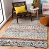 Safavieh Capri Hand Made Area Rug, Ivory / Charcoal Bohemian Style Non-shedding In Multi