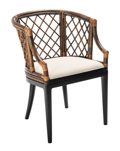 Safavieh Carlotta Arm Chair In Brown