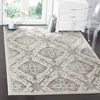 Safavieh Carnegie Machine Made Area Rug, Cream / Light Grey Traditional Style Easy Care