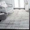 Safavieh Carnegie Machine Made Area Rug, Ivory / Grey Bohemian Style Easy Care In Gray