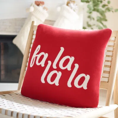Safavieh Carols Pillow In Red