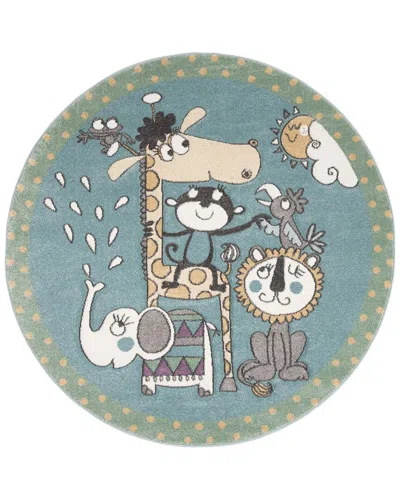Safavieh Carousel Kids Power Loomed Rug In Green