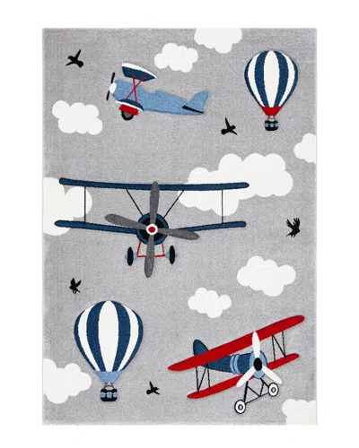 Safavieh Carousel Kids Power Loomed Rug In Gray