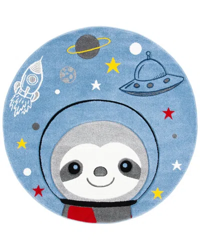 Safavieh Carousel Kids Power Loomed Rug In Blue