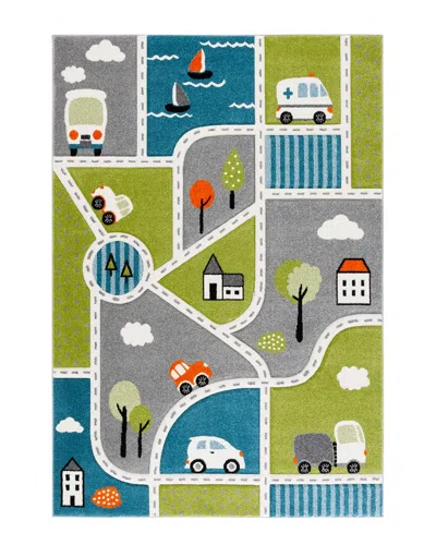 Safavieh Carousel Kids Power Loomed Rug In Multi