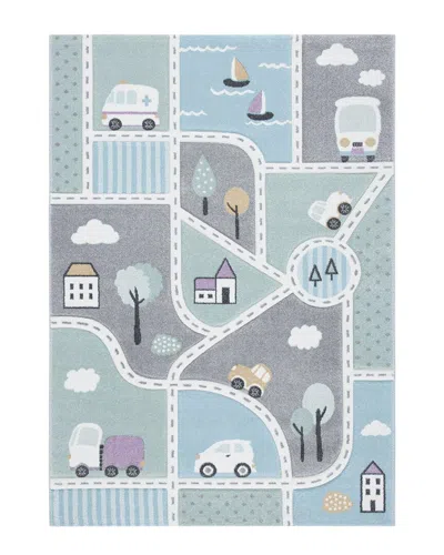 Safavieh Carousel Kids Power Loomed Rug In Gray
