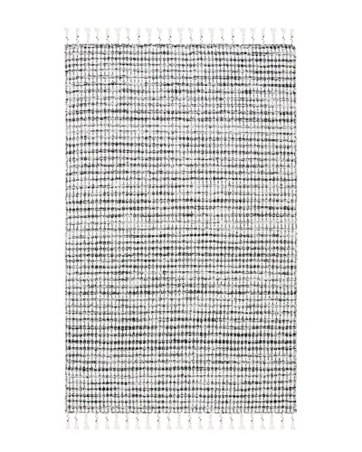 Safavieh Casablanca Flat Weave Wool & Silk Rug In Gray