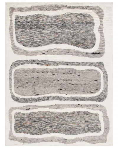 Safavieh Casablanca Hand Knotted Wool Rug In Gray