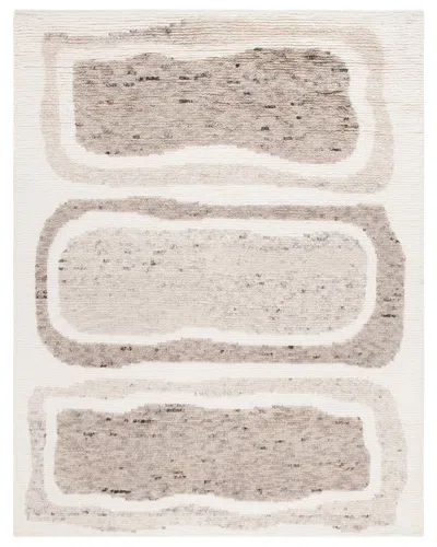 Safavieh Casablanca Hand Knotted Wool Rug In Neutral