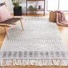 Safavieh Casablanca Hand Made Area Rug, Black / Ivory Bohemian Style Non-shedding In Gray