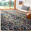 Safavieh Casablanca Hand Made Area Rug, Blue / Gold Bohemian Style Non-shedding In Multi