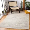 Safavieh Casablanca Hand Made Area Rug, Grey / Beige Bohemian Style Non-shedding In Neutral