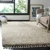 Safavieh Casablanca Hand Made Area Rug, Grey Shag / Flokati Style Non-shedding