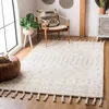 Safavieh Casablanca Hand Made Area Rug, Ivory / Beige Bohemian Style Non-shedding