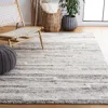 Safavieh Casablanca Hand Made Area Rug, Ivory / Grey Contemporary Style Non-shedding In Gray