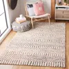 Safavieh Casablanca Hand Made Area Rug, Ivory / Pink Bohemian Style Non-shedding