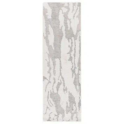 Safavieh Casablanca Hand Tufted Wool Abstract Indoor Rug In Grey,ivory