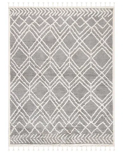 Safavieh Casablanca Hand Woven Wool-blend Rug In Gray