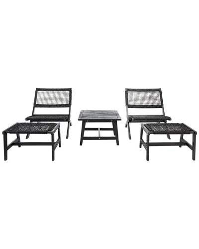 Safavieh Casella Outdoor Black 3pc Set
