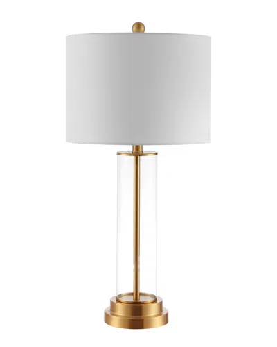 Safavieh Cassian Glass Table Lamp In White