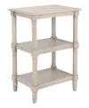 Safavieh Cassie 3 Shelf Accent Table In Beige