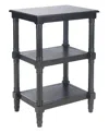 Safavieh Couture Cassie 3 Shelf Accent Table In Black