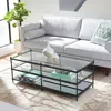 Safavieh Cathal Glass And Mirror Coffee Table