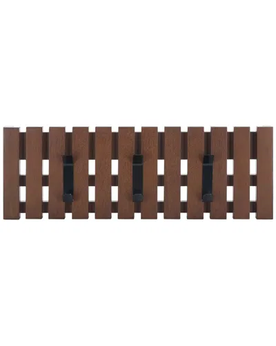 SAFAVIEH SAFAVIEH CATO 3-HOOK WALL MOUNT COAT RACK