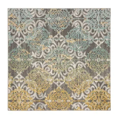 Safavieh Catriona Damask Square Rugs In Multi