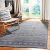 Safavieh Cedar Brook Hand Made Area Rug, Black / Ivory Bohemian Style Non-shedding