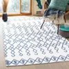 Safavieh Cedar Brook Hand Made Area Rug, Ivory / Navy Bohemian Style Non-shedding In White