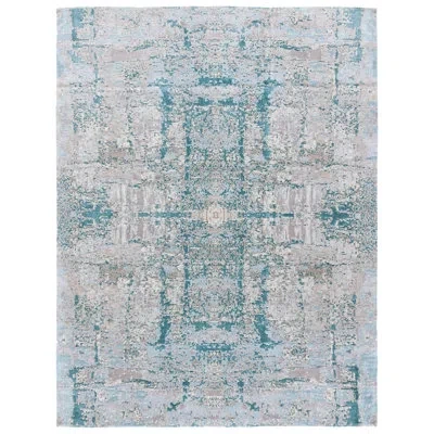 Safavieh Centennial Hand Knotted Wool, Silk Abstract Rug In Gray
