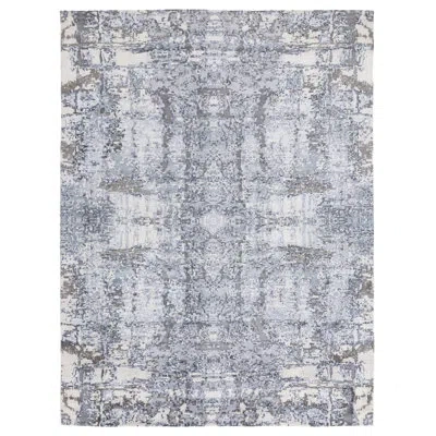 Safavieh Centennial Hand Knotted Wool, Silk Abstract Rug In Gray