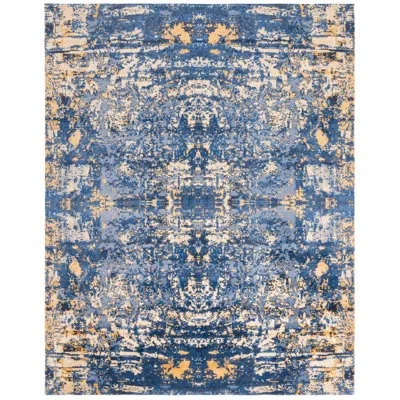Safavieh Centennial Hand Knotted Wool, Silk Rug In Twilight Blue