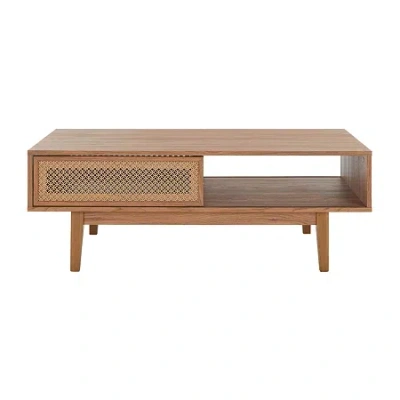 Safavieh Ceu Storage Coffee Table In Brown